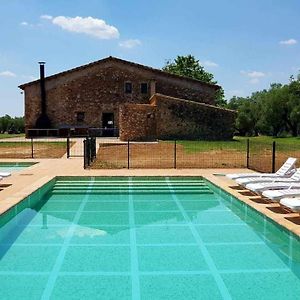 Villa Masia Para Grupos Con Piscina Privada28 Pax à Gérone Exterior photo