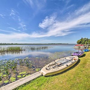 Villa Waterfront Tawas Lake Retreat With Fire Pit! à East Tawas Exterior photo