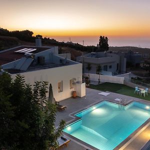 Felix Villa With Magic View And Heated Pool Agia Paraskevi  Exterior photo