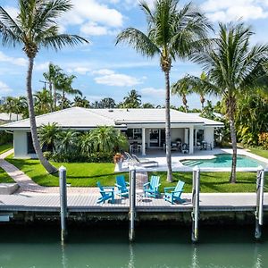 Villa Seven Palms Waterfront, Heated Pool & Private Dock -Walk To Beach! à West Palm Beach Exterior photo