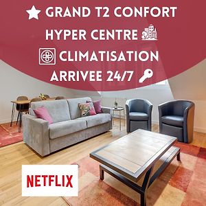 Appartement Confort, Hyper Centre A Tours, Climatisation Exterior photo