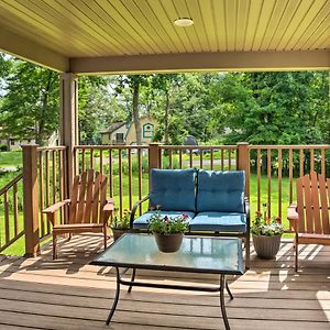 Villa Cabin With Dock And Porch Across From Balsam Lake Exterior photo