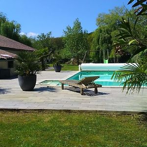 Villa Maison- Biaudos Avec Piscine Chauffee Exterior photo