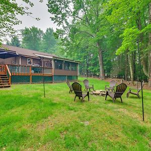 Tranquil Lake Wallenpaupack Home With Fire Pit! Lake Ariel Exterior photo