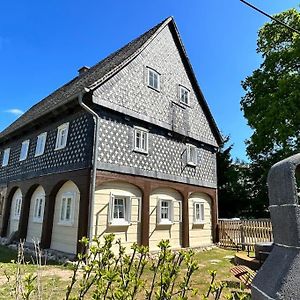 Villa Ferienhaus Hexe Mit Whirlpool, Sauna, Garten à Großschönau Exterior photo