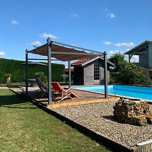 Villa Gite Ferme Equestre Avec Piscine à Castex  Exterior photo