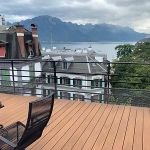 Loft With Rooftop, Stunning View Of The Lake! Montreux Exterior photo