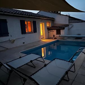 Suite Parentale Avec Piscine Privee Moussan Exterior photo