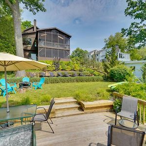 Queensbury Lakefront Home Screened Porch And Views! Exterior photo