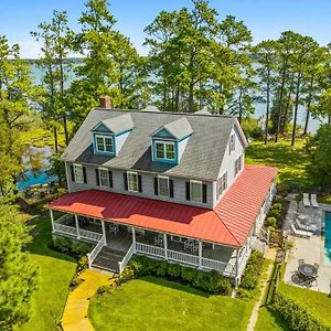 Villa Saddle Beach Chesapeake Waterfront Estate W/Pool, Private Beach à Woolford Exterior photo