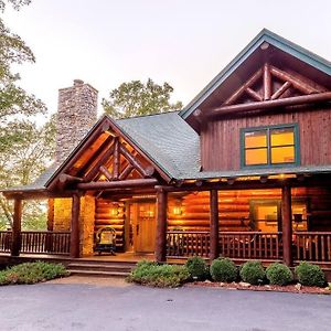 Villa Cozy Log Cabin In The Clouds à Sylva Exterior photo