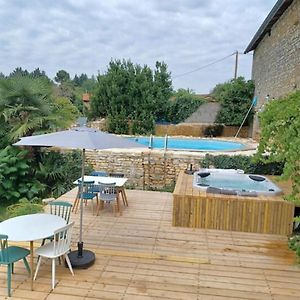Villa Nid Charentais Angouleme pool jacuzzi à La Poterie  Exterior photo