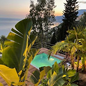 Modern Seaview Villa With Pool Above Monaco Grimaldi  Exterior photo