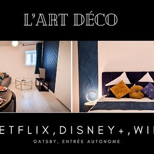 Appartement L'Art Deco 3 Etoiles Wifi, Netflix, Disney, Coeur De Bastide à Villefranche-de-Rouergue Exterior photo