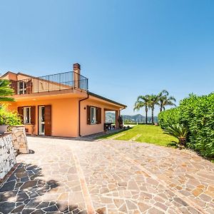 Delightful 4 Bed Villa With Heated Pool & Jacuzzi Overlooking Aeolian Islands Castroreale Exterior photo