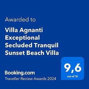 Villa Agnanti Exceptional Secluded Tranquil Sunset Beach Villa Nea Dimmata Exterior photo
