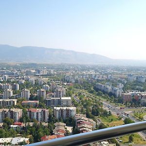 Appartement 37Th Floor - Skyview Oasis - C à Skopje Exterior photo