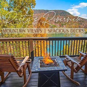 Villa Rusty'S River View: Lux Cabin, Hot Tub, Views à Whitwell Exterior photo