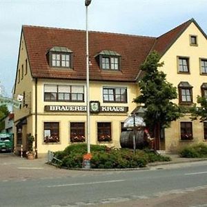 Hotel Brauerei Gasthof Kraus à Hirschaid Exterior photo