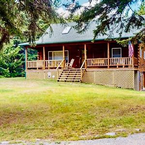 Villa Silvers Log Cabin Fire Pit Acadia National Park à Trenton Exterior photo