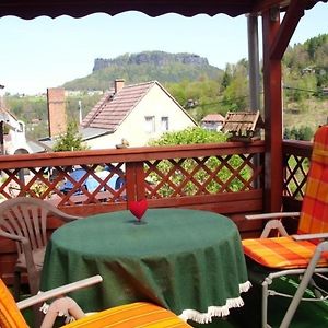 Villa Ausflugsziele Und Wanderidylle Bei Ferieneinrichtungen Haus Am Stein, Haus 2 à Königstein Exterior photo