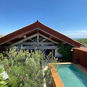 Villa Grande Maison D'Architecte Avec Toit Terrasse, Piscine Sans Vis A Vis Et Sauna à Roche  Exterior photo