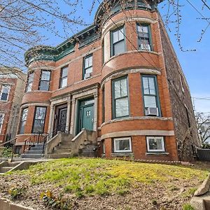 Appartement Beautiful Green Door Brownstone à Jersey City Exterior photo