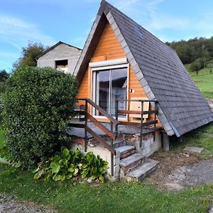 Villa Petit Chalet Avec Terrasse à Oust Exterior photo