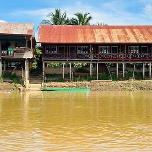 Hotel Happy Bangalow 4000Ilands Riverside à Muang Không Exterior photo