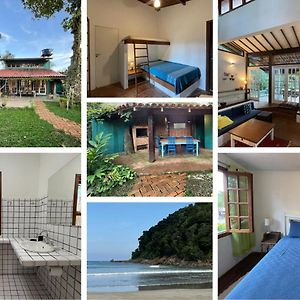 Casa Dos Passaros Na Areia A 20M Da Praia Da Baleia Com 3 Suites Com Ar Condicionado, Wifi 300Mb, Smart Tv, Cozinha Completa E Churrasqueira Sao Sebastiao  Exterior photo