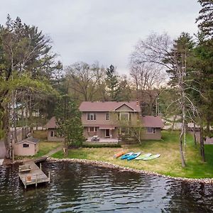 Villa -Lake House Vacation Sleeps 12 Private Dock à Waupaca Exterior photo