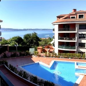 Appartement Apto En Urbanizacion Isla De Ons Con Garaje, Piscina Y Vistas Al Mar à Sanxenxo Exterior photo