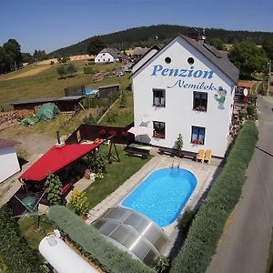 Hotel Penzion Nemilek à Kolinec Exterior photo