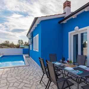 Blue Holiday House With Private Pool Nova Vas  Exterior photo