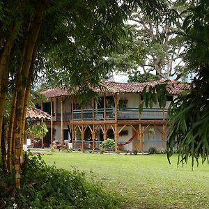 Hotel Hacienda Bambusa à El Caimo Exterior photo