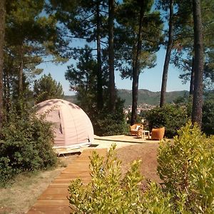 Bed and breakfast Les O de Privas, 1 Tente Wigwam et son  Jacuzzi  privatif dans le jardin Exterior photo