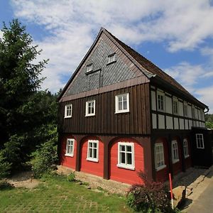 Villa Oberlausitzer Ferienhaus Gebirgshaeusl Jonsdorf Exterior photo