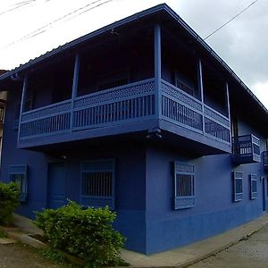 Hôtel Casa Azul La Garrucha à Jardín Exterior photo