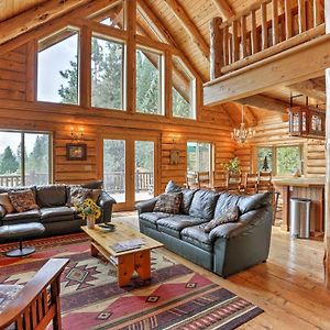 Log Home On 40 Private Acres By Mt Shasta Ski Park McCloud Exterior photo