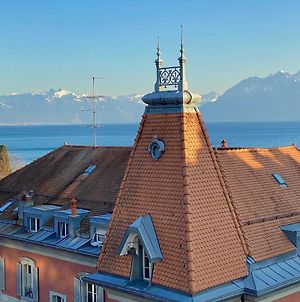 Appartement Lausanne Ouchy, Penthouse With Terrace And Breathtaking Views! Exterior photo