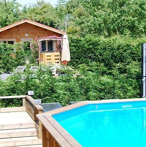 Villa The Cabin With Heated Outdoor Pool à Chalandrey Exterior photo