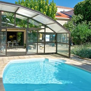 Appartement d'une chambre avec piscine partagee jardin amenage et wifi a Marseillan a 6 km de la plage Exterior photo