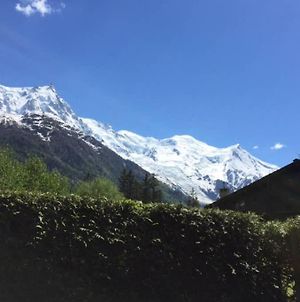Appartement Studio au calme avec jardin et vue Mont-Blanc à Chamonix Exterior photo
