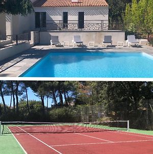 Villa Grande propriété avec Piscine et Terrain de tennis privés à Les Lecques Exterior photo
