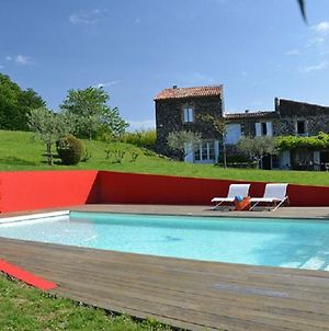 Maison de 5 chambres avec piscine privee jardin et wifi a Saint Lager Bressac Exterior photo