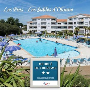 Appartement Les Pins - 3 pièces - Vue sur piscine - 600m mer - Les Sables d'Olonne Exterior photo