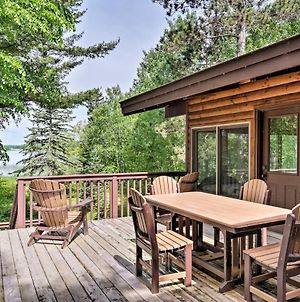 Villa Rustic Cozy Cabin On Island Lake With Fire Pit, Dock à Arago Exterior photo
