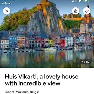 Huis Vikarti, A Lovely House With Incredible View Dinant Exterior photo