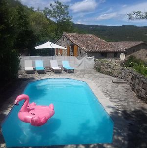 Maison de charme 3 étoiles dans les Cévennes avec terrasse et piscine privée Cros  Exterior photo