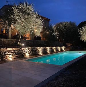 Villa Mas de charme au milieu des oliviers à Le Rouret Exterior photo